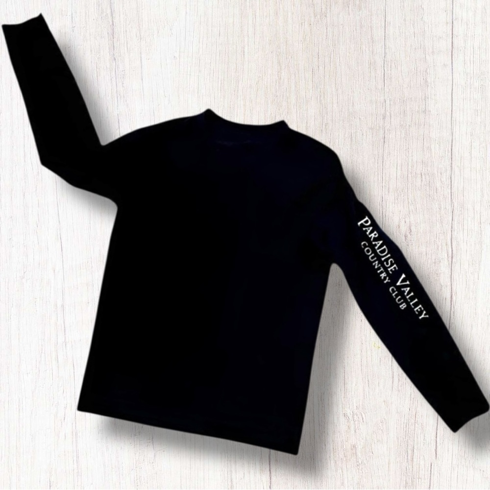 Lululemon Men’s Long Sleeve Black Tee Paradise Valley Country Club Medium - Est